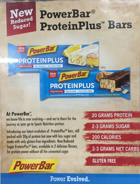 Powerbar Protein Plus Lemon Poppy Seed Pound Cake Powerbar Protein Plus Lemon Poppy Seed Pound Cake