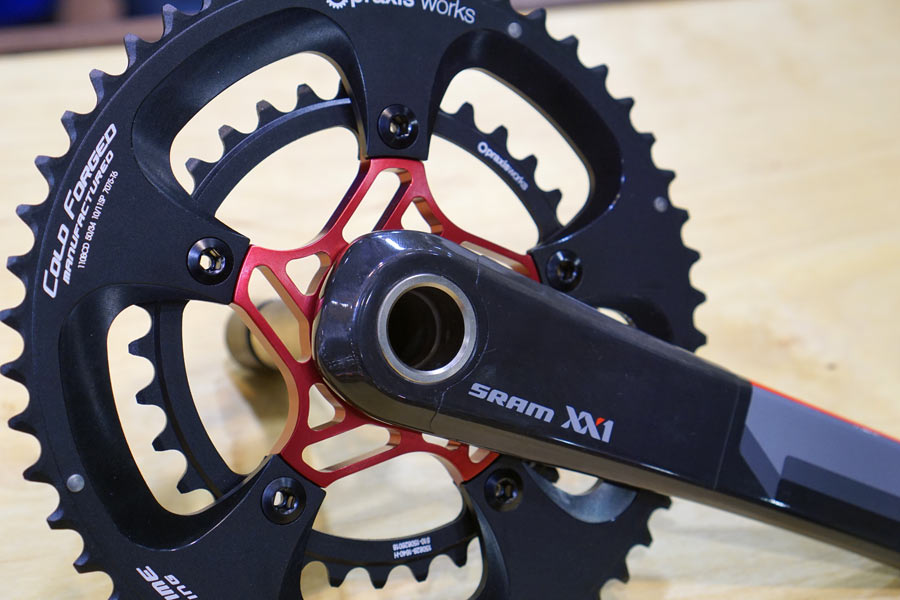 NAHBS 2016 Kent Eriksen's brilliant mountain biketoroad crankset