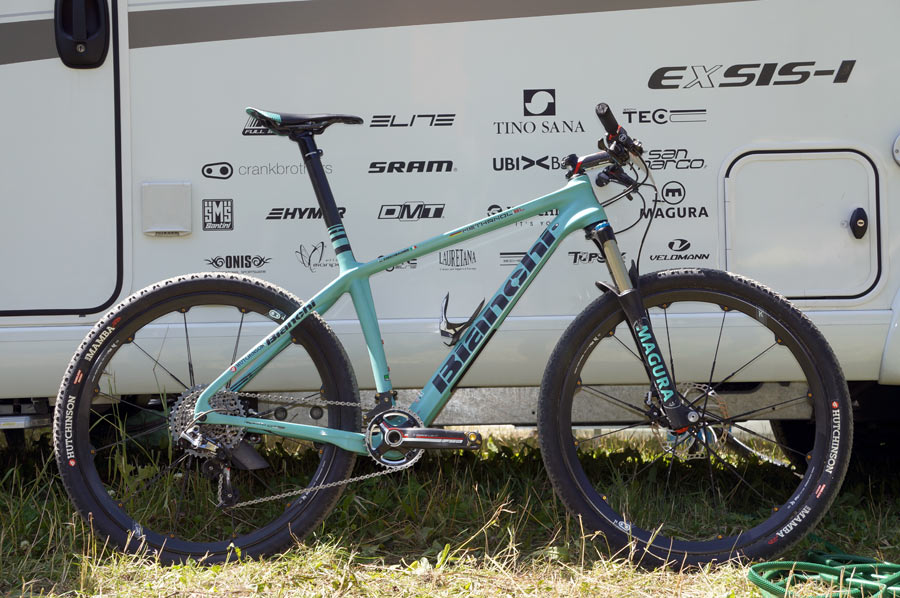 Meribel World Cup XC Pro Bike Checks – Cannondale & Bianchi - Bikerumor Meribel World Cup XC Pro Bike Checks – Cannondale & Bianchi - Bikerumor