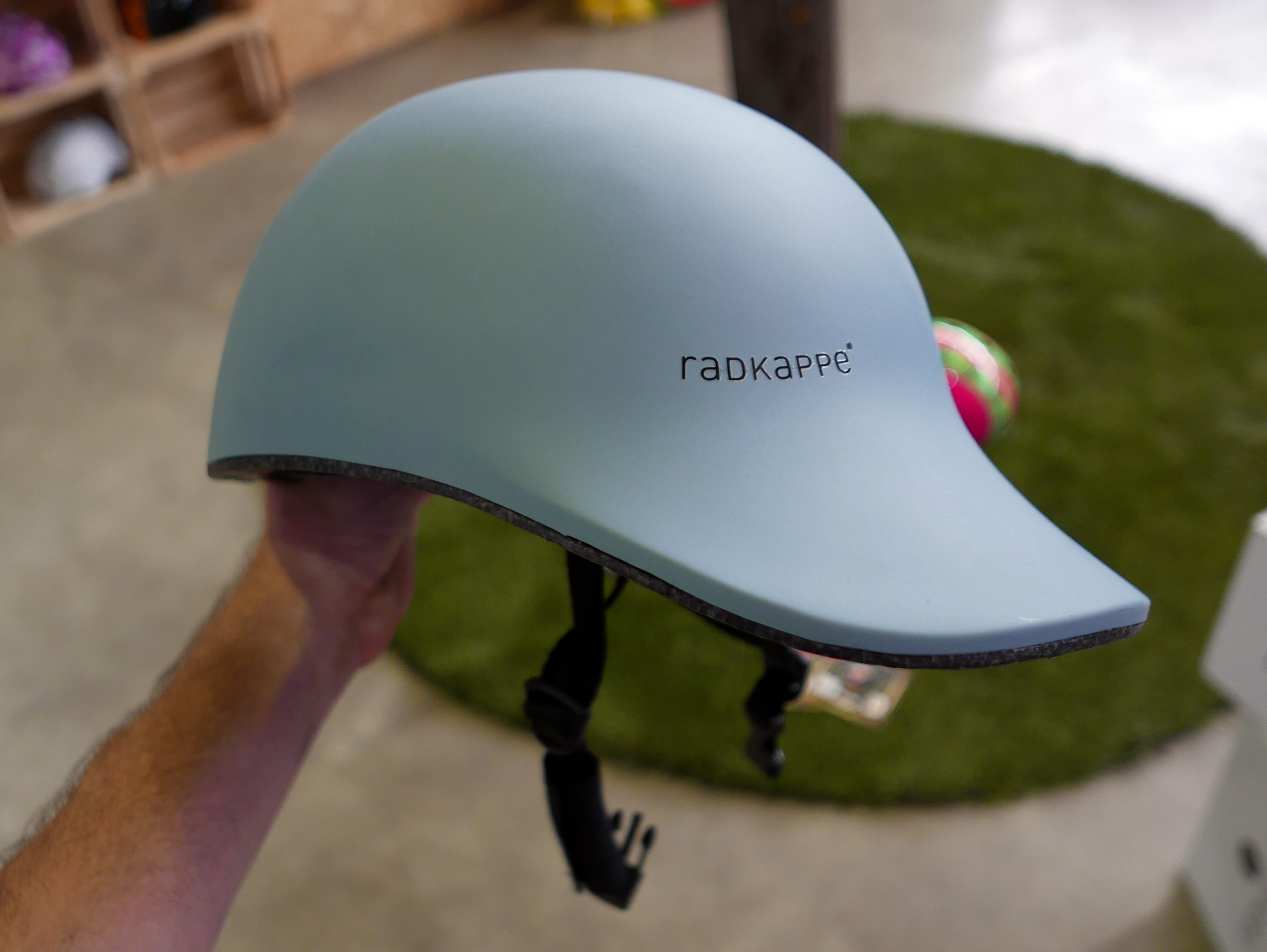 baseball cap under bike helmet