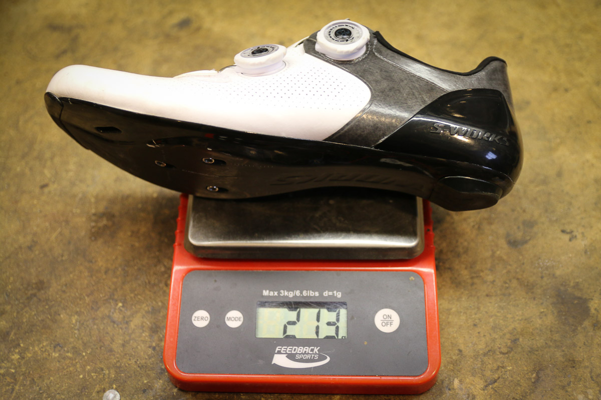 How much weight will that tread cost you? Just 48g per shoe. That makes the S-Works 6 XC as light as a lot of road shoes, let along mountain bike shoes.
