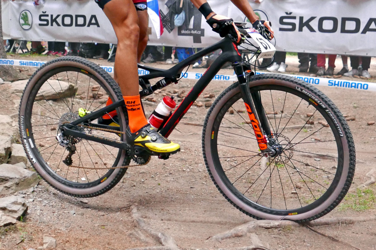 Spotted: Michelin testing prototype XC race mountain bike ...