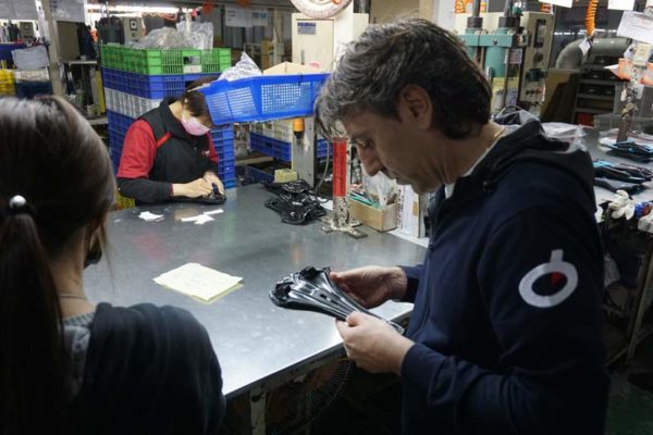 Prologo saddle factory tour assembly and trimming