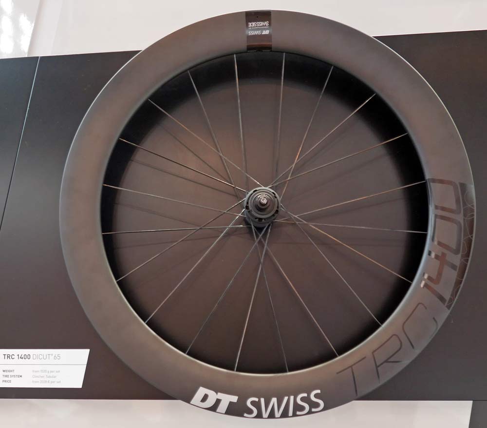 DT Swiss TRC 1400 Dicut track road revolution 2018 carbon track fixed-gear crit wheels