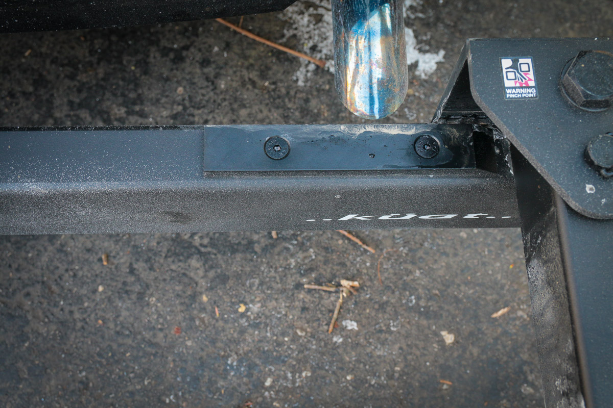 Hitch Swings Pt. 1: Kuat Pivot adapts 2" bike racks to swing freely from the vehicle