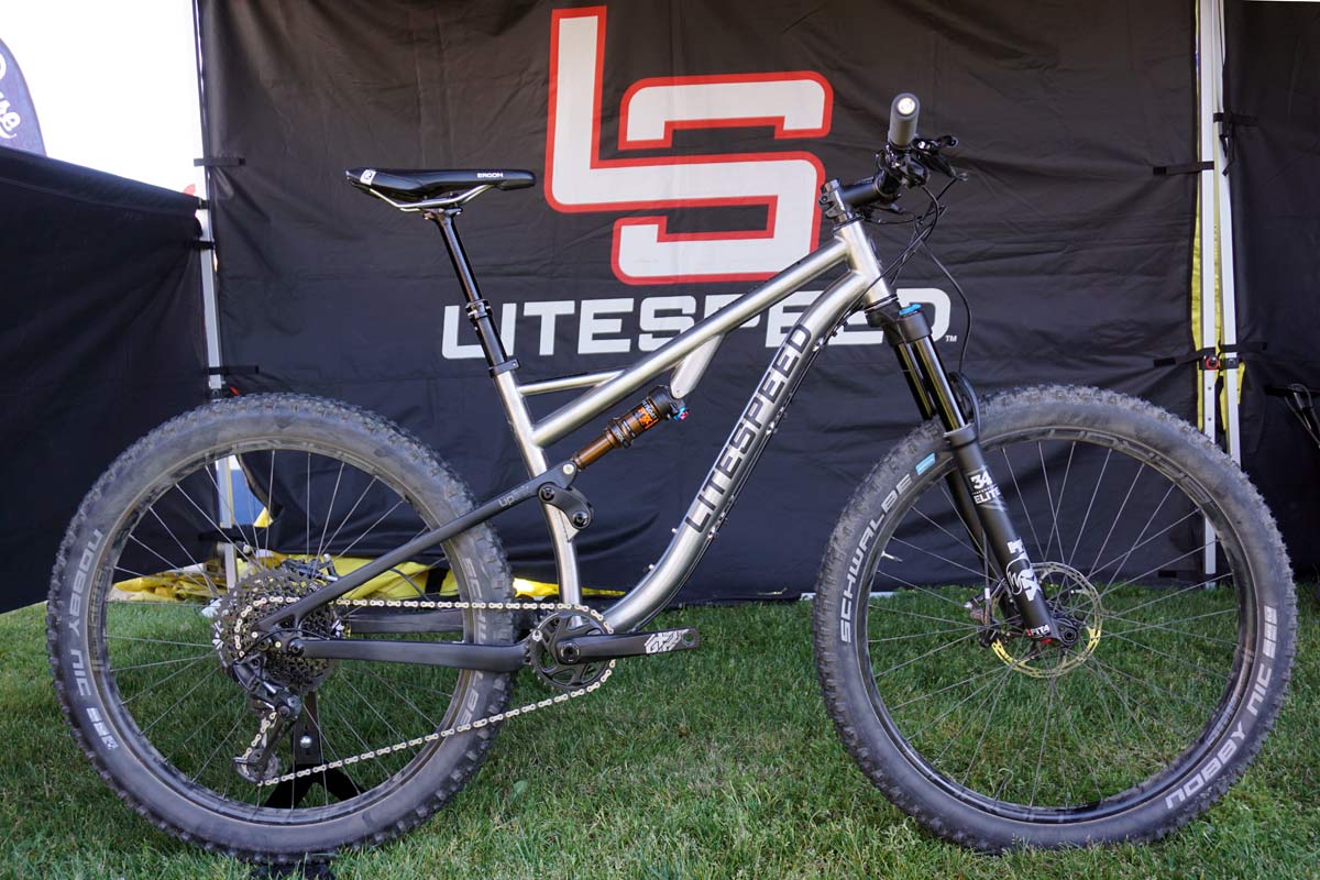 SOC18: Litespeed Unicoi softail ti mountain bike revived; new Nolichuky trail bike  Bikerumor