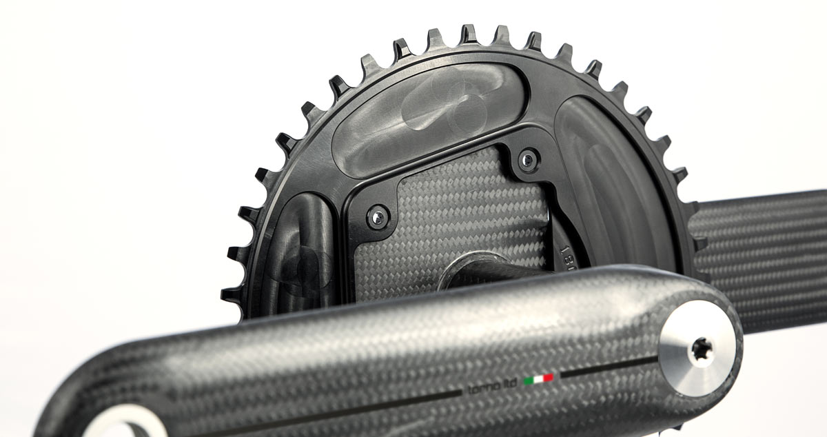 2018 3T Torno LTD carbon fiber aero crankset for single chainring setups