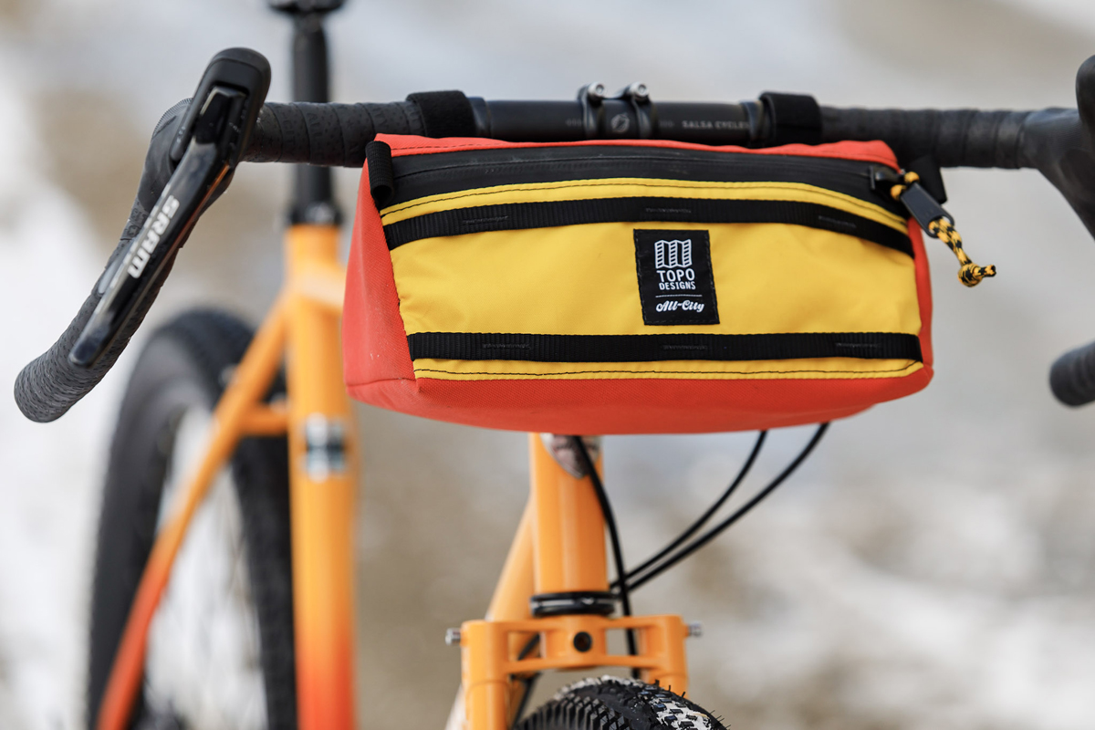 All City Teams Up With Topo Designs For Handlebar Bag Collaboration All City Teams Up With Topo Designs For Handlebar Bag Collaboration