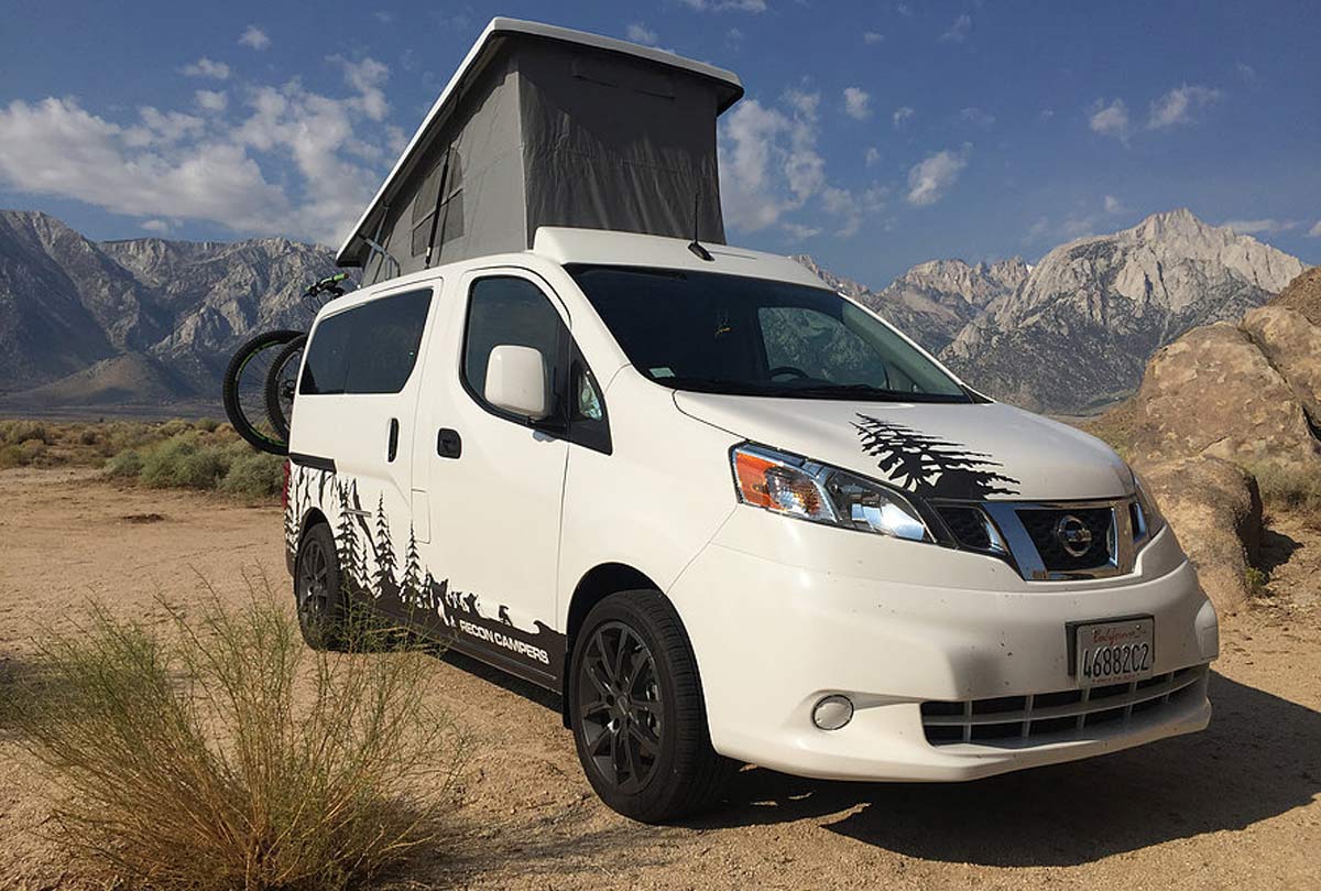 Vanlife Recon Campers Nissan Nv200 Sleeps Four Fits In Your